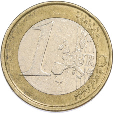 Монета 1 евро 1999 года Бельгия (реверс)