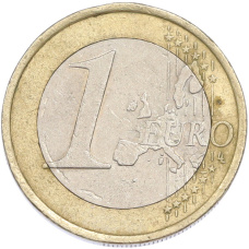 Монета 1 евро 2002 года G Германия (реверс)