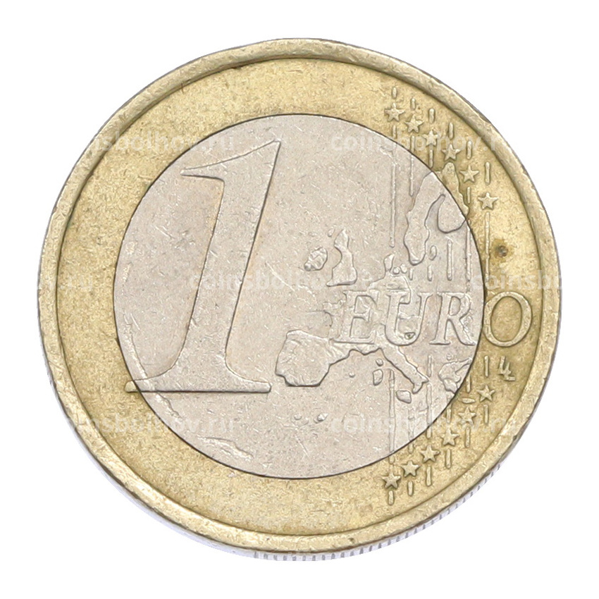 Монета 1 евро 2002 года G Германия (вид 2)