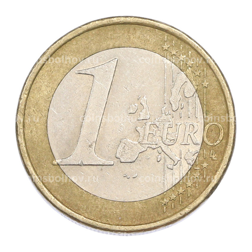 Монета 1 евро 2002 года D Германия (вид 2)