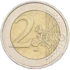 Монета 2 евро 2000 года Франция (реверс)