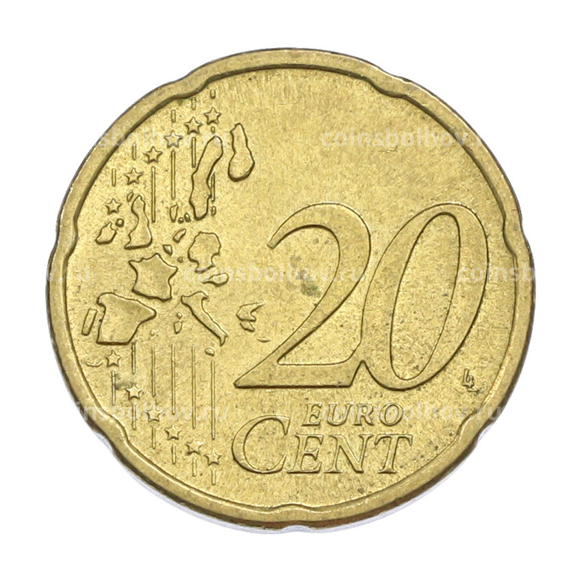 Монета 20 евроцентов 2002 года A Германия (вид 2)