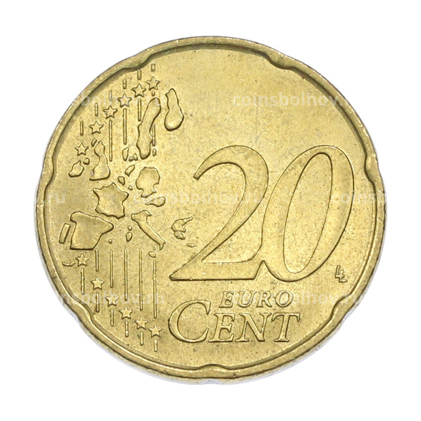Монета 20 евроцентов 2006 года D Германия (вид 2)