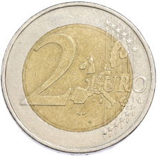Монета 2 евро 2002 года D Германия (реверс)