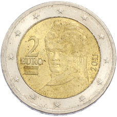 Монета 2 евро 2011 года Австрия (аверс)