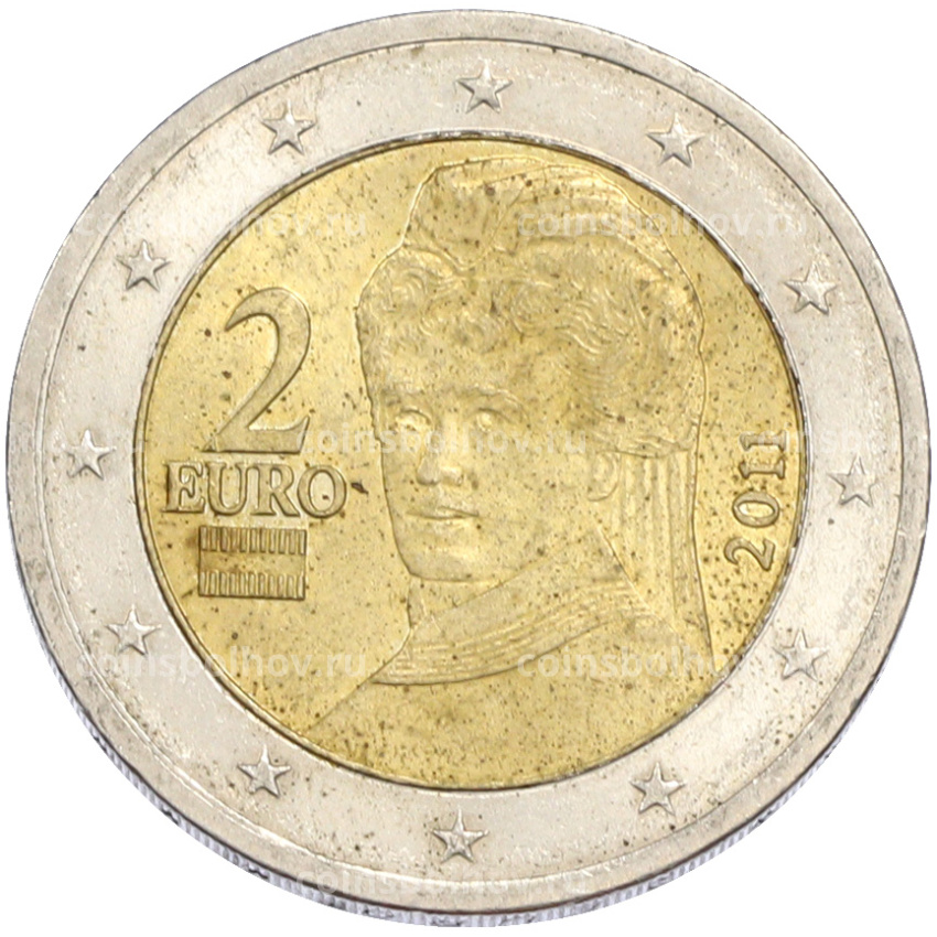 Монета 2 евро 2011 года Австрия