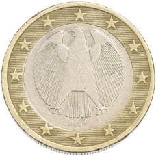 Монета 2 евро 2002 года D Германия (аверс)