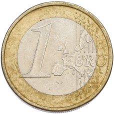Монета 1 евро 2002 года G Германия (реверс)