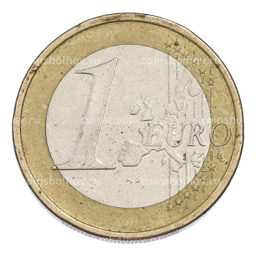 Монета 1 евро 2002 года A Германия (вид 2)
