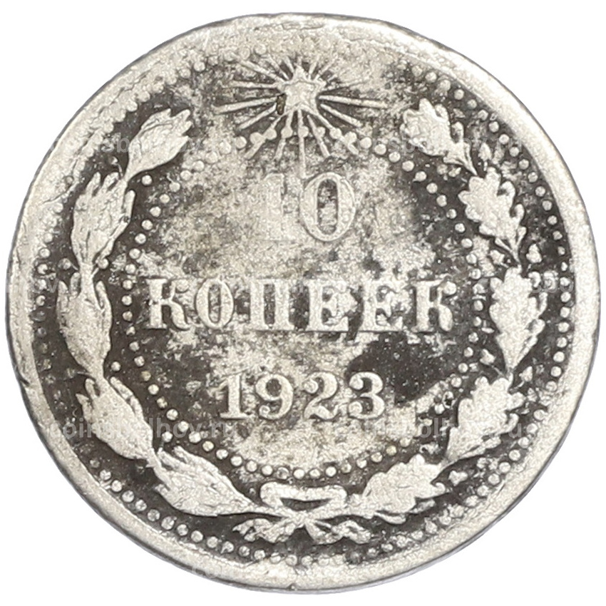 Монета 10 копеек 1923 года