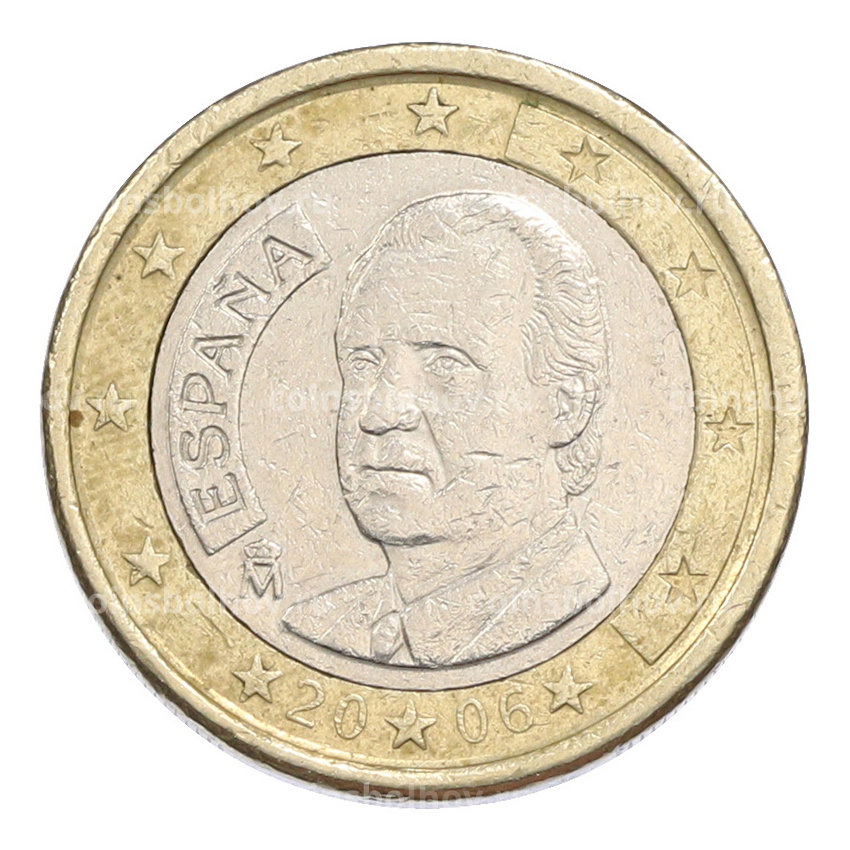 Монета 1 евро 2006 года Испания