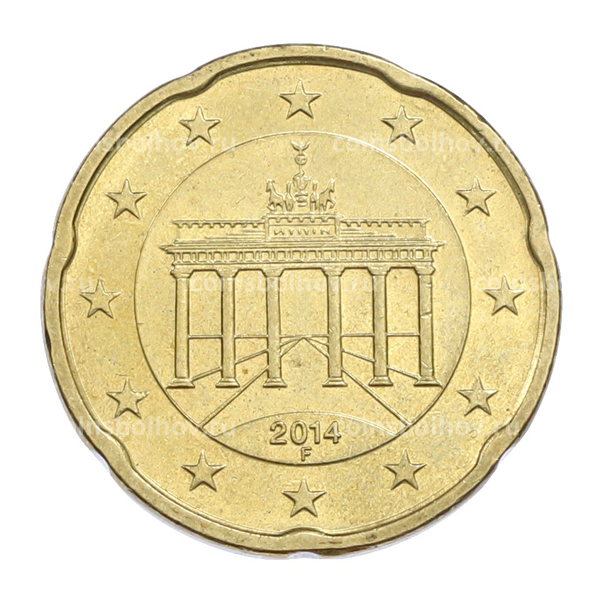 Монета 20 евроцентов 2014 года F Германия