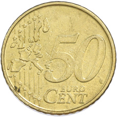 Монета 50 евроцентов 1999 года Бельгия (реверс)