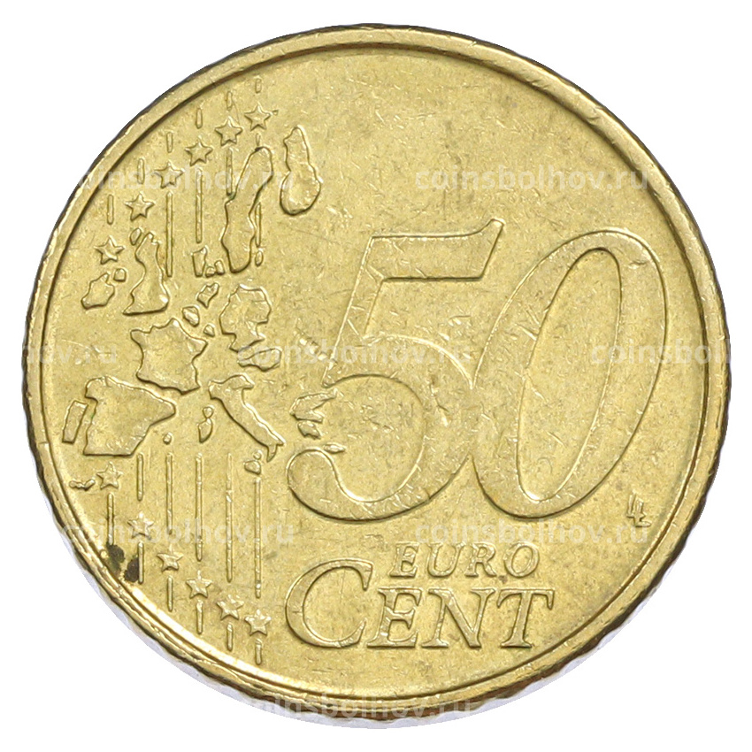 Монета 50 евроцентов 1999 года Бельгия (вид 2)