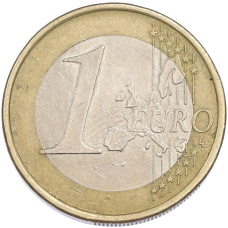 Монета 1 евро 2002 года G Германия (реверс)