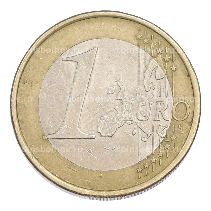 Монета 1 евро 2002 года G Германия (вид 2)