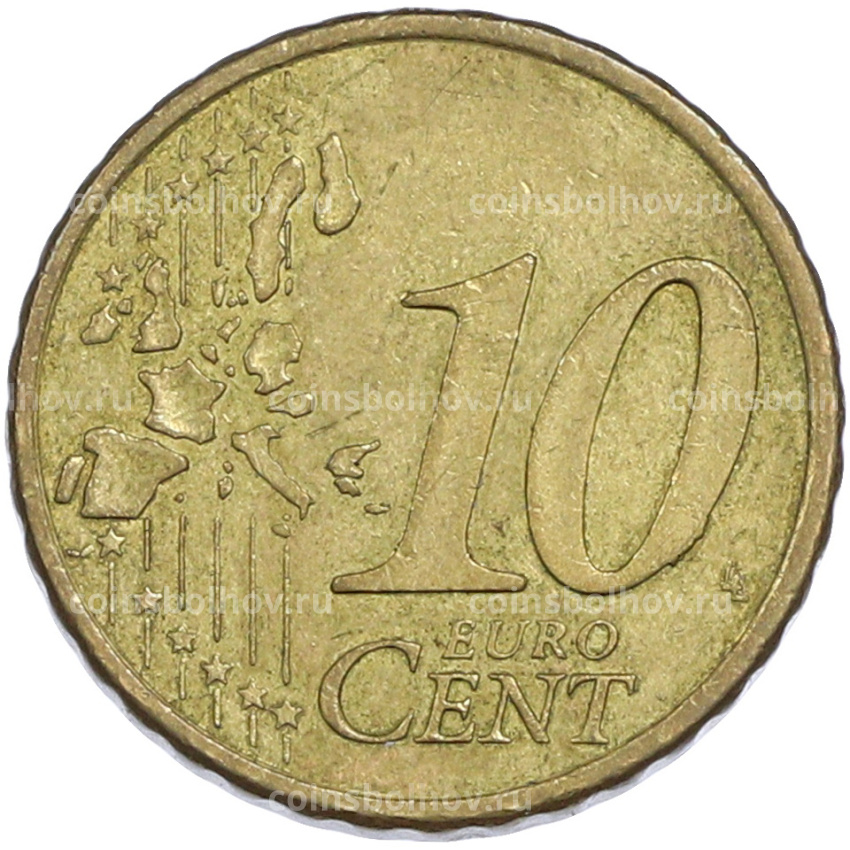 Монета 10 евроцентов 1999 года Финляндия (вид 2)