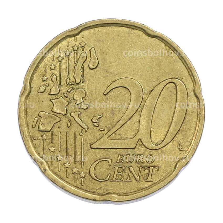 Монета 20 евроцентов 2001 года Франция (вид 2)