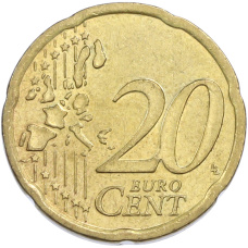 Монета 20 евроцентов 2002 года Австрия (реверс)