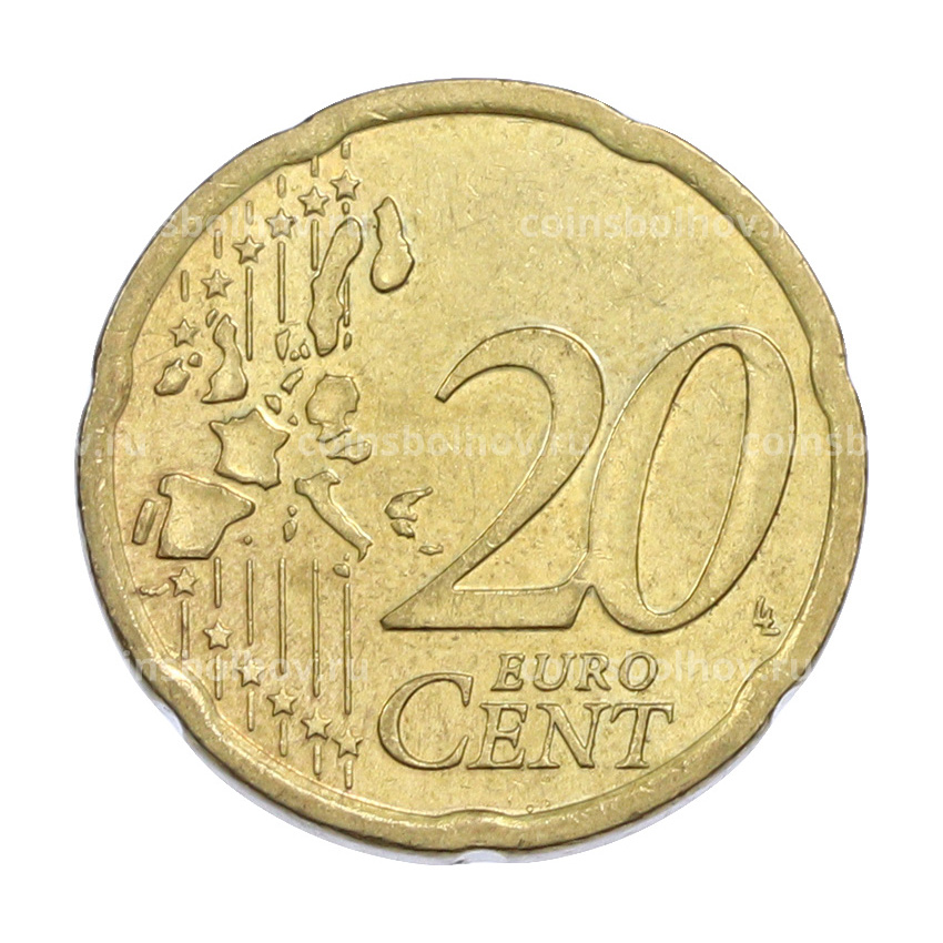 Монета 20 евроцентов 2002 года Австрия (вид 2)