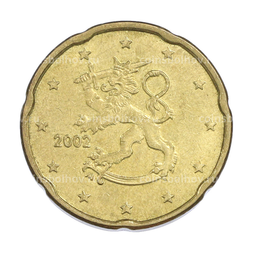 Монета 20 евроцентов 2002 года Финляндия