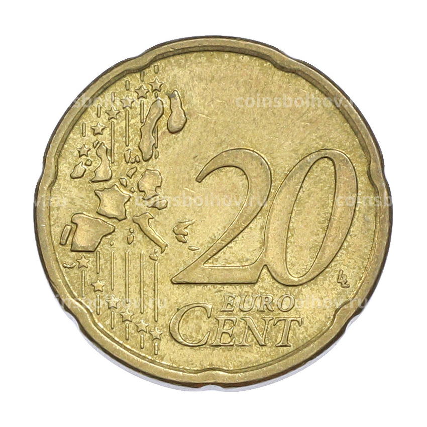 Монета 20 евроцентов 2002 года Финляндия (вид 2)