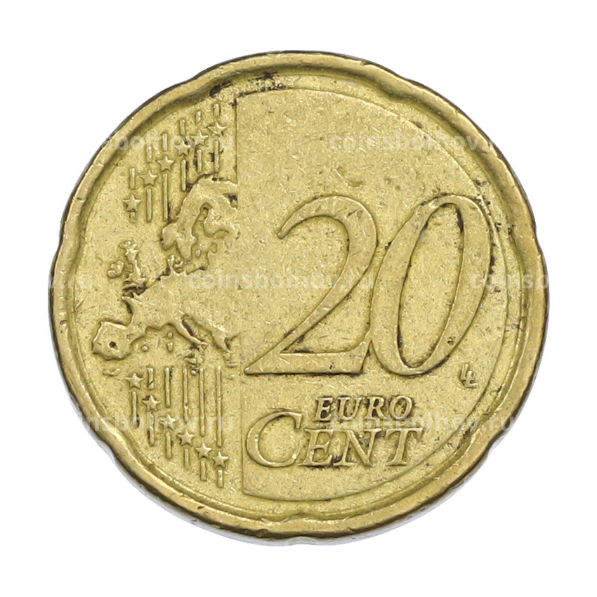 Монета 20 евроцентов 2011 года Италия (вид 2)