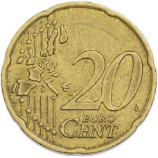 Монета 20 евроцентов 2003 года D Германия (реверс)