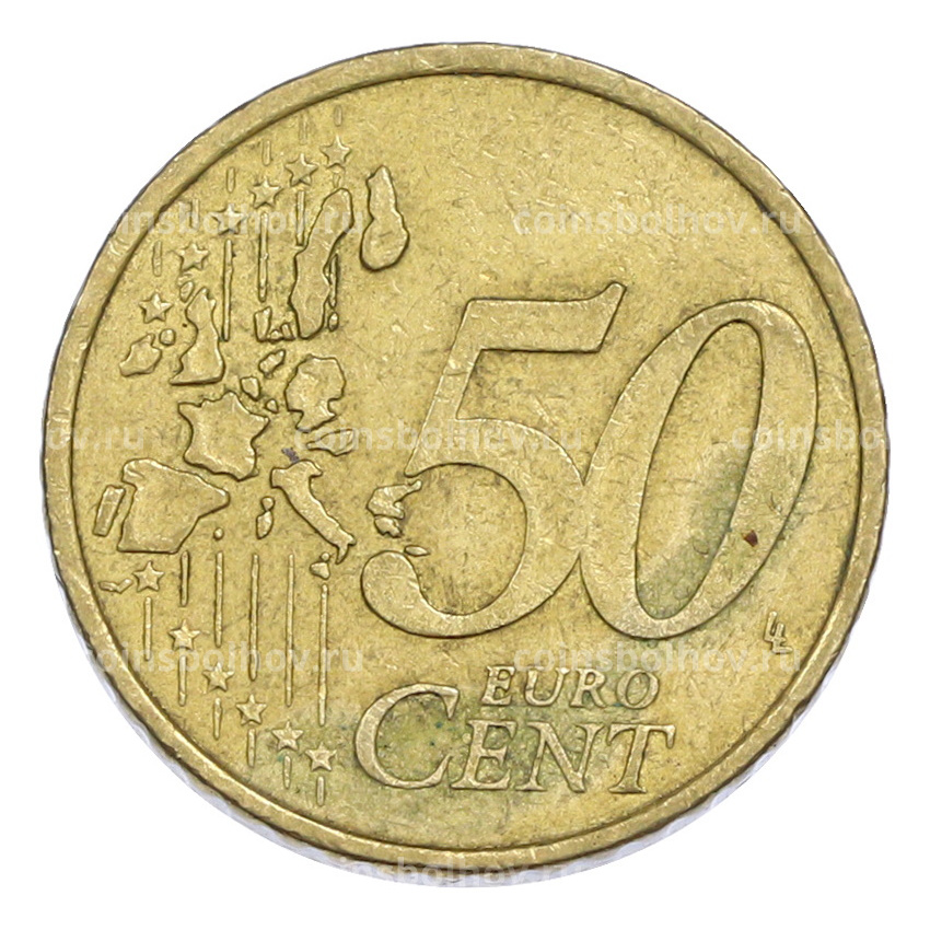 Монета 50 евроцентов 2000 года Франция (вид 2)