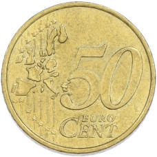 Монета 50 евроцентов 2000 года Франция (реверс)