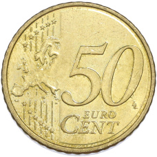 Монета 50 евроцентов 2015 года Люксембург (реверс)