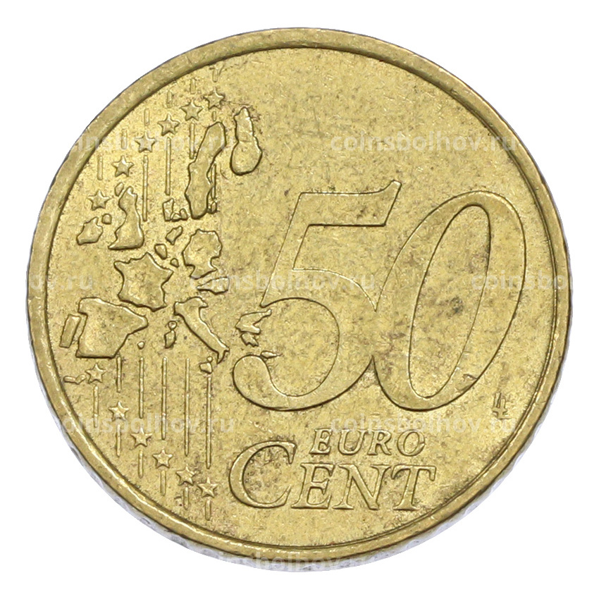 Монета 50 евроцентов 2003 года J Германия (вид 2)