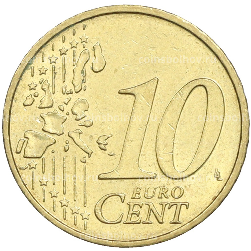 Монета 10 евроцентов 2002 года G Германия (вид 2)