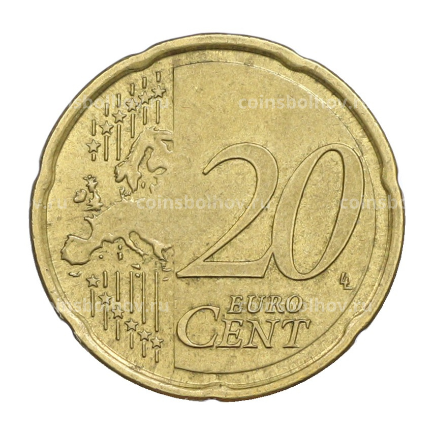 Монета 20 евроцентов 2008 года Кипр (вид 2)