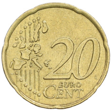 Монета 20 евроцентов 1999 года Франция (реверс)