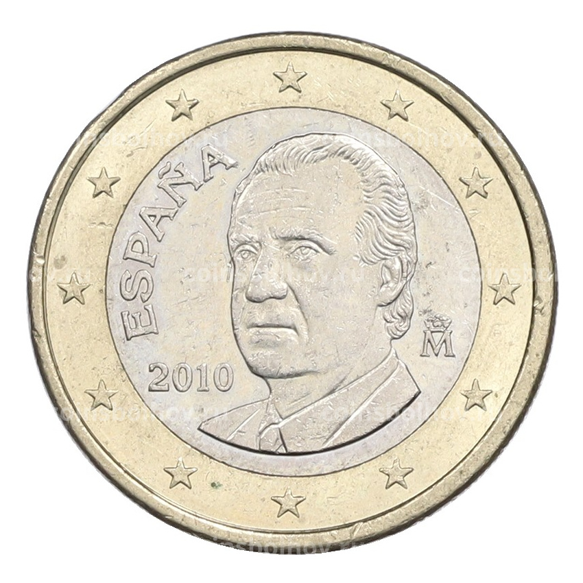 Монета 1 евро 2010 года Испания