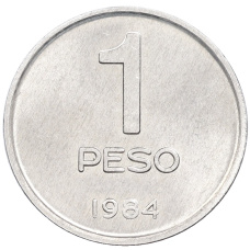 Монета 1 песо 1984 года Аргентина (аверс)