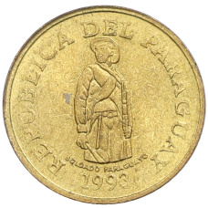 Монета 1 гуарани 1993 года Парагвай (реверс)