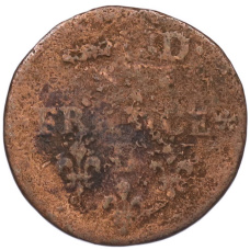 Монета 1 лиард 1657 года Франция (реверс)