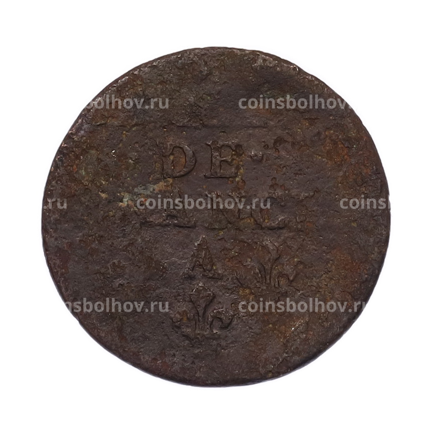 Монета 1 лиард 1655-1658 года A Франция (вид 2)