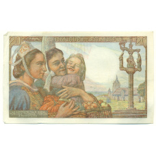Банкнота 20 франков 1942 года Франция (вид 2)