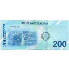 Банкнота 200 лемпир 2023 года Гондурас (вид 2)