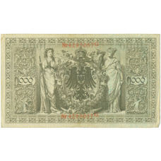 Банкнота 1000 марок 1910 года Германия (вид 2)