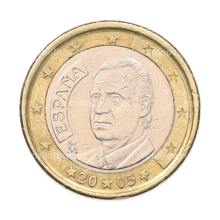 Монета 1 евро 2005 года Испания