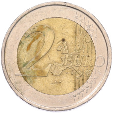 Монета 2 евро 2002 года Испания (реверс)