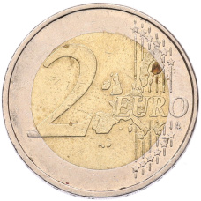 Монета 2 евро 2002 года F Германия (реверс)