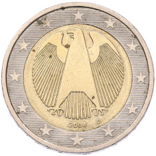 Монета 2 евро 2004 года D Германия (аверс)