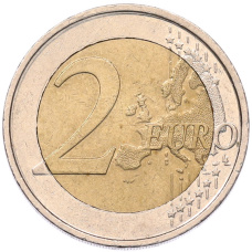 Монета 2 евро 2010 года Бельгия (реверс)