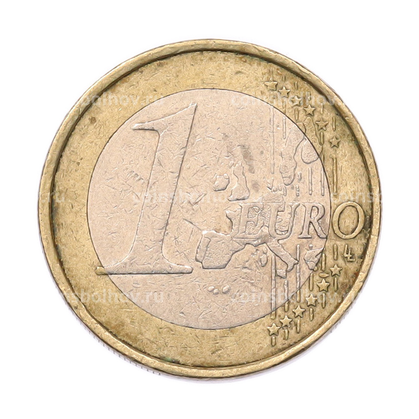 Монета 1 евро 2002 года J Германия (вид 2)