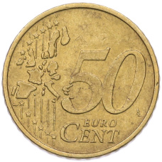 Монета 50 евроцентов 2002 года Австрия (реверс)